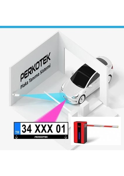 Atesavm Plaka Tanıma Sistemi Site Otopark Bariyeri