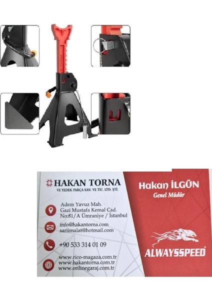 3 Ton Kriko Standı Araç Sehpası 2’li Set Araç Altı Sehpa Seti fiyatları