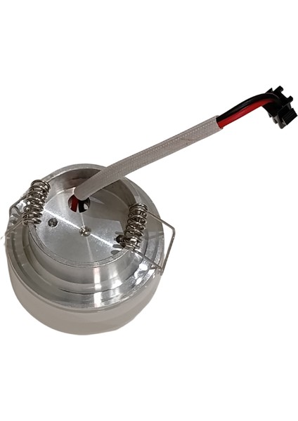 12v yuvarlak şeffaf buton led spot – 4000k, 4.5 cm, gömme montaj fiyatları
