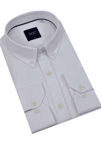 Erkek Slim Fitt Uzun Kol Gömlek 2424 BGL-ST04381