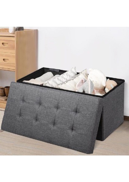 Sandıklı Puf Bench / Çamaşır & Oyuncak Kutusu 35*70 cm