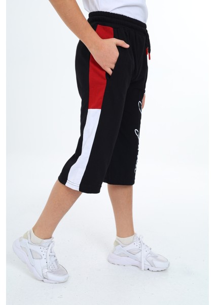 Erkek Çocuk Garni Detaylı Kapri Alt 12204