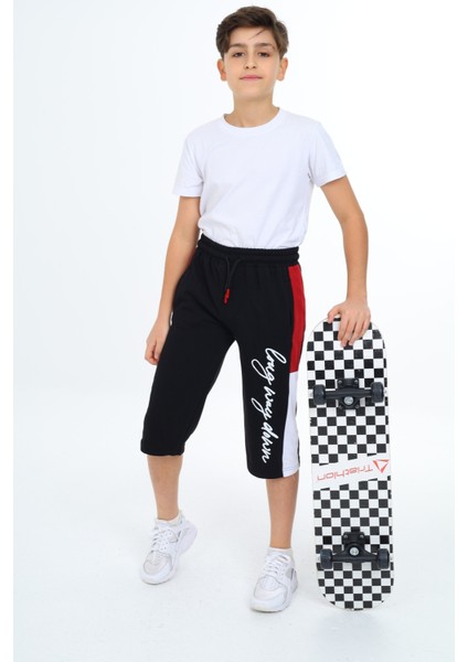 Erkek Çocuk Garni Detaylı Kapri Alt 12204 modelleri