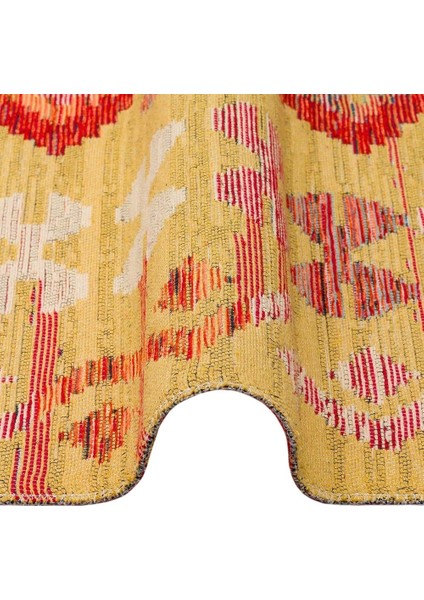 Nomad Kilim Nmd 03 Red Yıkanabilir Kilim