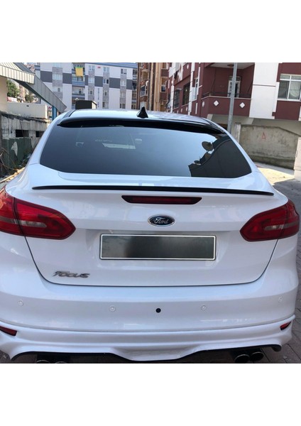 Ford Focus Spoiler Arka Cam Üstü - Siyah, Ince Tip|sd 2010-2018