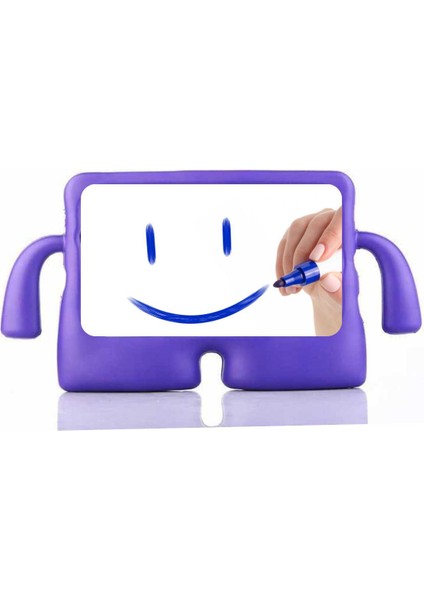 Via S48 Uyumlu Tam Koruma Sağlayan Eğlenceli Karakterli Koko Çocuk Tablet Kılıfı