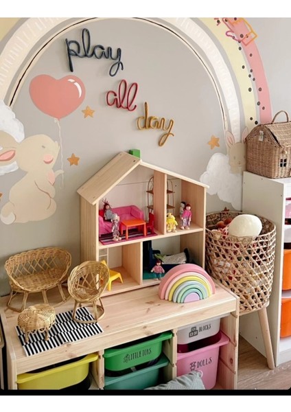 Tricotin El Yapımı Isimli Bebek ve Çocuk Oyun Odası Dekoru Play Oyun Yazısı