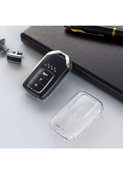 Honda Civic Fc5 Fk7 Hrv Crv City Keyless Şeffaf Anahtar Kılıfı