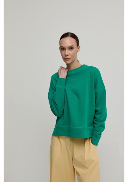 Kadın Green Renk Sweatshirt fiyatları