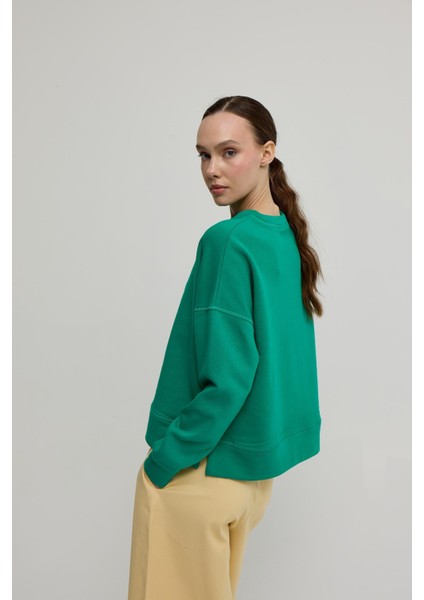 Kadın Green Renk Sweatshirt fırsatları