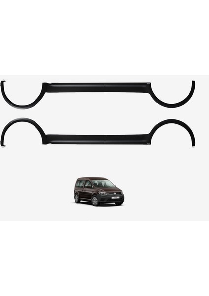 Vw Caddy Maxi Dodik Seti - Çamurluk ve Kapı, Tek Sürgü, Uzun Şase (12 Parça) | (2003-2010)