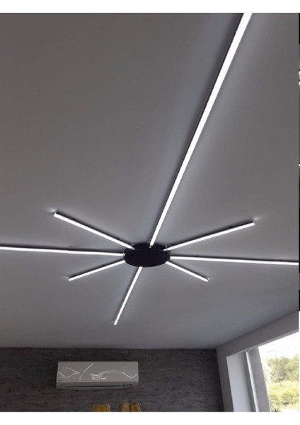 LED Avize Tavan 3renk - Amastris 120 cm