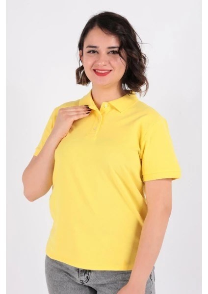 Kadın Polo Yaka T-Shirt 3WG9D3008