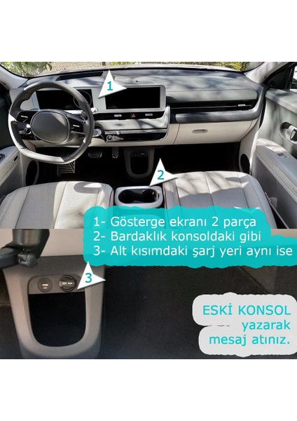 Hyundai Ionıq 5 3D Havuzlu Paspas ve Bagaj Havuzu Seti Gri 2021-SONRASI Ioniq 5