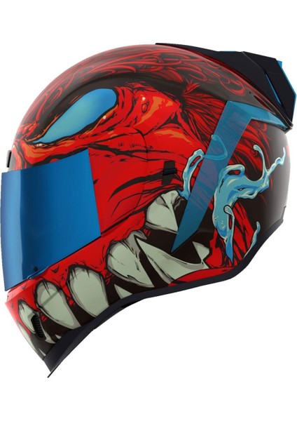 Airform Manik Rr Mıps Kapalı Motosiklet Kaskı Siyah Kırmızı Mavi fiyatları