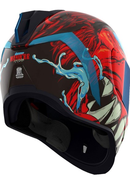 Airform Manik Rr Mıps Kapalı Motosiklet Kaskı Siyah Kırmızı Mavi indirimleri