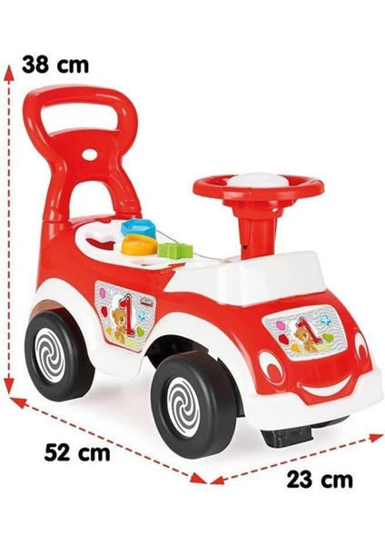 Yürüme Destekli Bebek Arabası - Kırmızı Renkli, Türkiye Üretimi, Ergonomik Tasarım, Çocuklar İçin Konforlu Yardımcı fiyatları