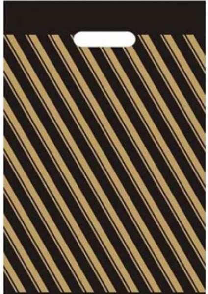 Çizgili Poşet & 100 Adet & 33X45 & 3 No % Mağaza Poşeti fiyatları