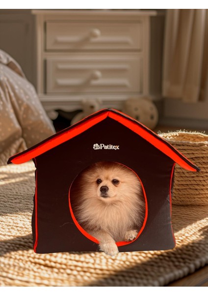 Kedi Kulübeleri - Köpek Kulübeleri - Yıkanabilir Yatak - Kalın Süngerli- Gabardin Kumaş