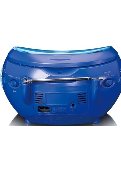 SCD-24BU Kids - CD Çalarlı Taşınabilir Stereo Fm Radyo - Mavi