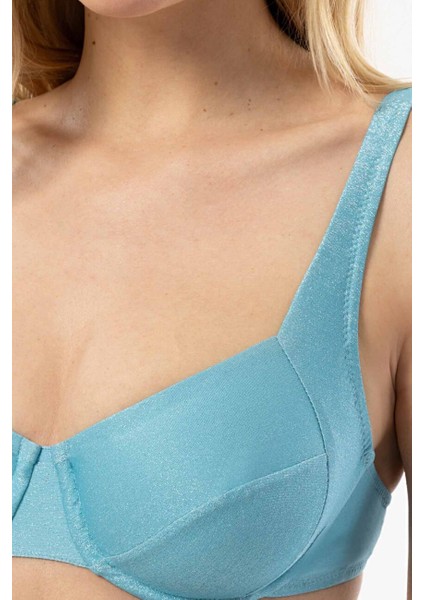 4528 Mint Simli Kapsız Bikini Takımı fiyatları