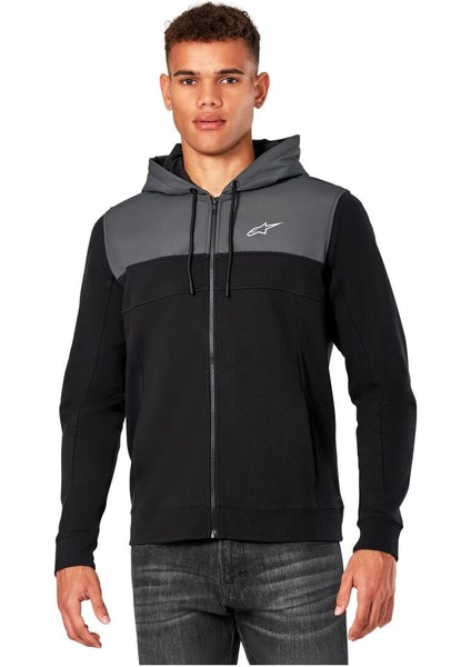 Reckoning Hoodie Kapüşonlu Sweatshirt Siyah Gri fırsatları