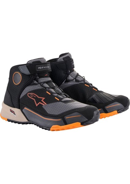 Cr-X Drystar Korumalı Motosiklet Botu Siyah Kahve Oranj