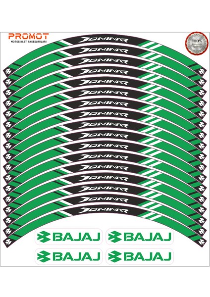 Bajaj Dominar Uyumlu Jant Şeridi 1