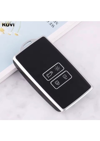 Renault Megane 4 Anahtar Kılıfı Siyah-Silver fiyatları