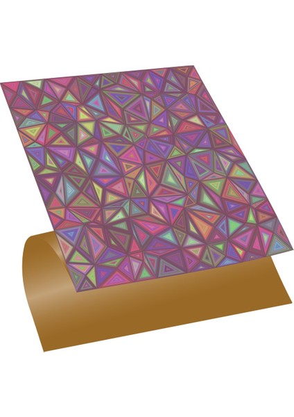 Kendinden Yapışkanlı Geometrik Kuşak Desenli Pvc Karo 30X30 cm (33 Adet) 3 M²