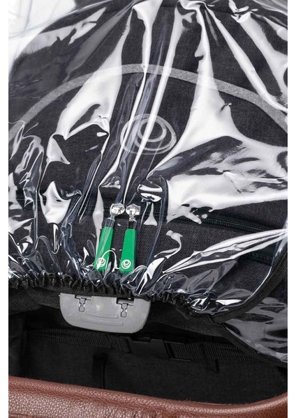 Siyah Bebek Arabası Yağmurluğu - Fermuarlı, Ultra Lüks, Tüm Arabalara Uyumlu - MorBebe fırsatları