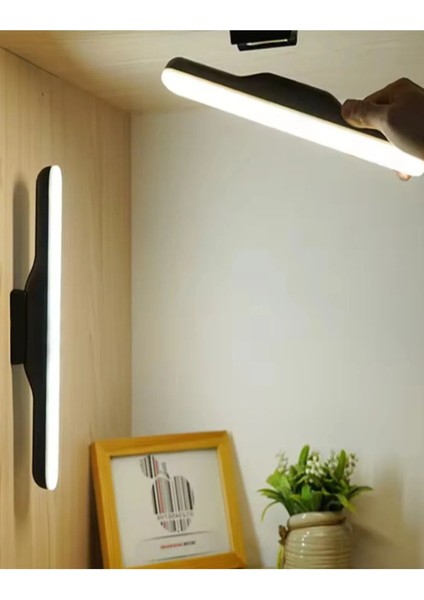 USB Şarjlı Mıknatıslı Kablosuz Mutfak Tezgah Altı Dolap Içi Kabin LED Aydınlatma Lambas 3 Renk modelleri