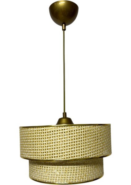 Rattan Model Ikili Sarkıt Avize Oturma Odası Mutfak Banyo Antre