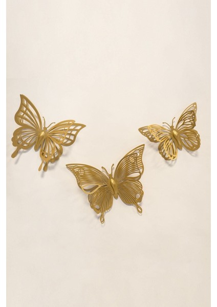 Mariposa 3'lü Set Metal Tablo - APT575 modelleri