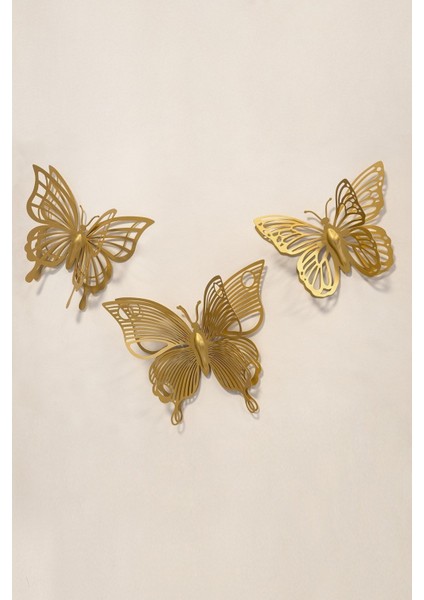 Mariposa 3'lü Set Metal Tablo - APT575 indirimleri