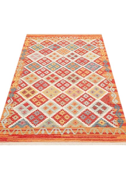 Nomad Kilim Nmd 05 Terra Yıkanabilir Kilim