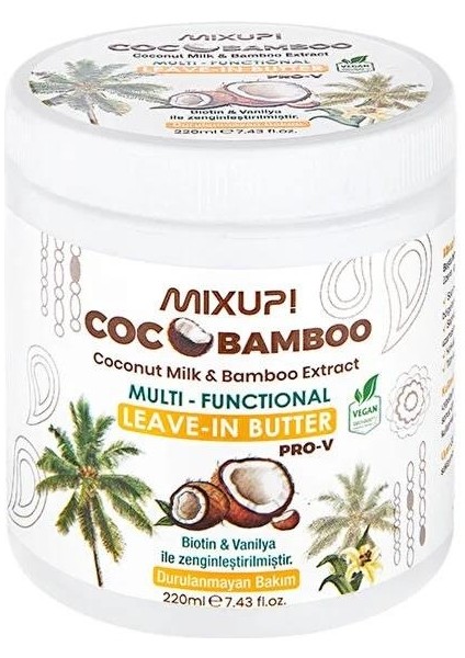Coco Bamboo Durulanmayan Saç Bakım Kremi 250 ml fiyatları