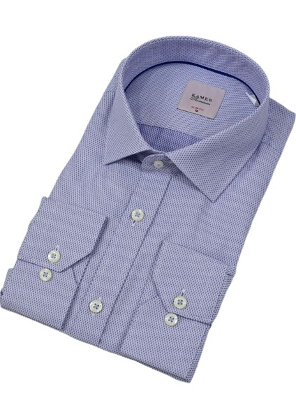 Erkek Slim Fitt Uzun Kol Gömlek 2381 BGL-ST04374