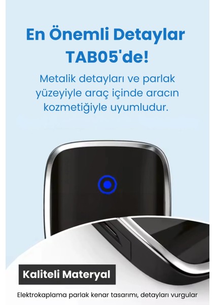 TAB05 Carplay Dönüştürücü Ios ve Android Uyumlu Kablosuz Multimedya Carplay Dönüştürücü