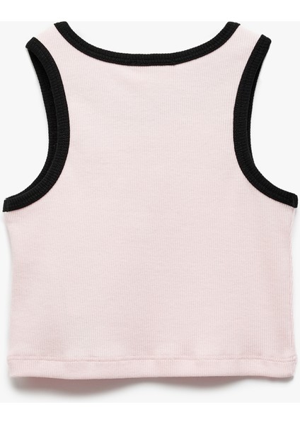 Bisiklet Yaka Kolsuz Baskılı Pamuklu Atlet fiyatları