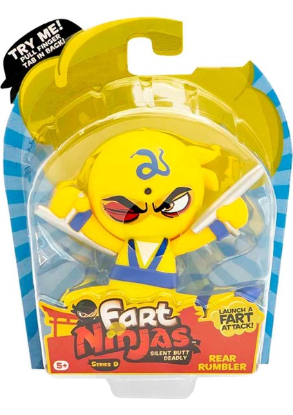 Sesli Fart Ninjas Gaz Çıkaran Sensörlü Figür S9 FAN02001 - Rear Rumbler