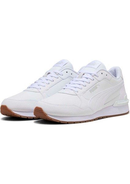 Erkek Puma St Runner V4 L Siyah Erkek Günlük Spor Ayakkabı