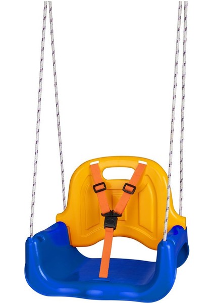 Çocuk Salıncağı - Emniyetli Taşıma Kapasitesi: 0 - 18 kg, Polipropilen Malzeme, Mavi-Beyaz Renk Seçeneği fiyatları