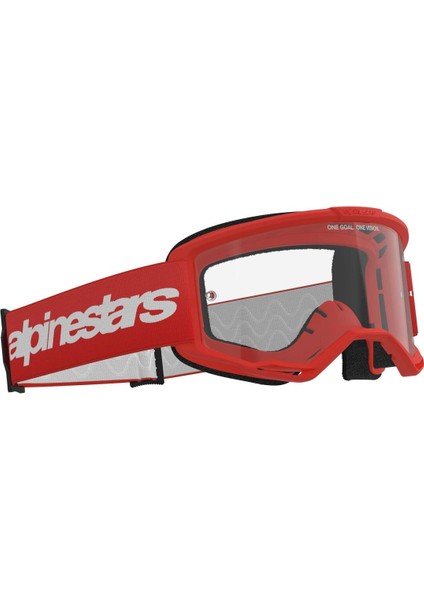 Vision 3 Wordmark Goggle Kross Gözlüğü Kırmızı fiyatları