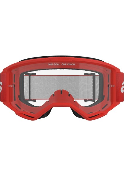 Vision 3 Wordmark Goggle Kross Gözlüğü Kırmızı fırsatları