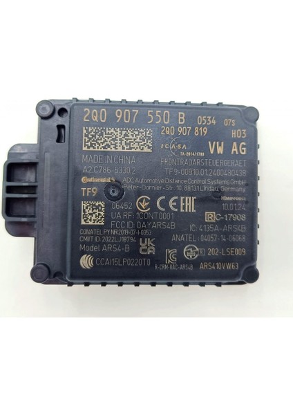 Audi Seat Skoda Volkswagen Radar Sensörü 2Q0907550B