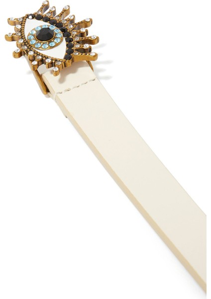 Nazarlık Detaylı Off White Kemer fırsatları