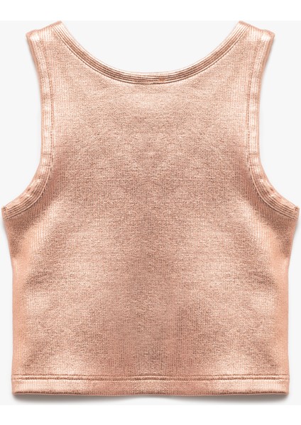 Bisiklet Yaka Ribanalı Kolsuz Parlak Atlet fiyatları