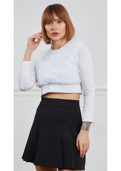 Tül Detaylı Bluz fiyatları