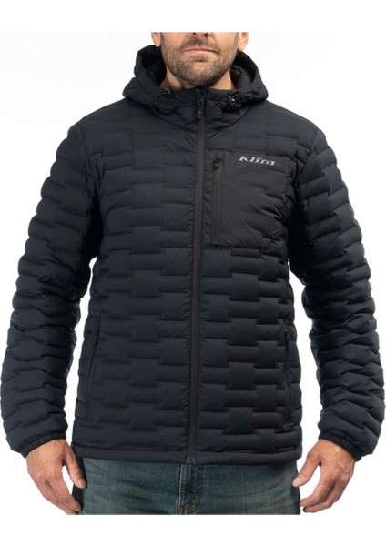 Boulder Stretch Down Kapüşonlu Mont Siyah